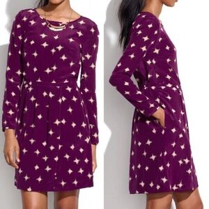 MadewellPurple Star Patterned Women's Dress size 0